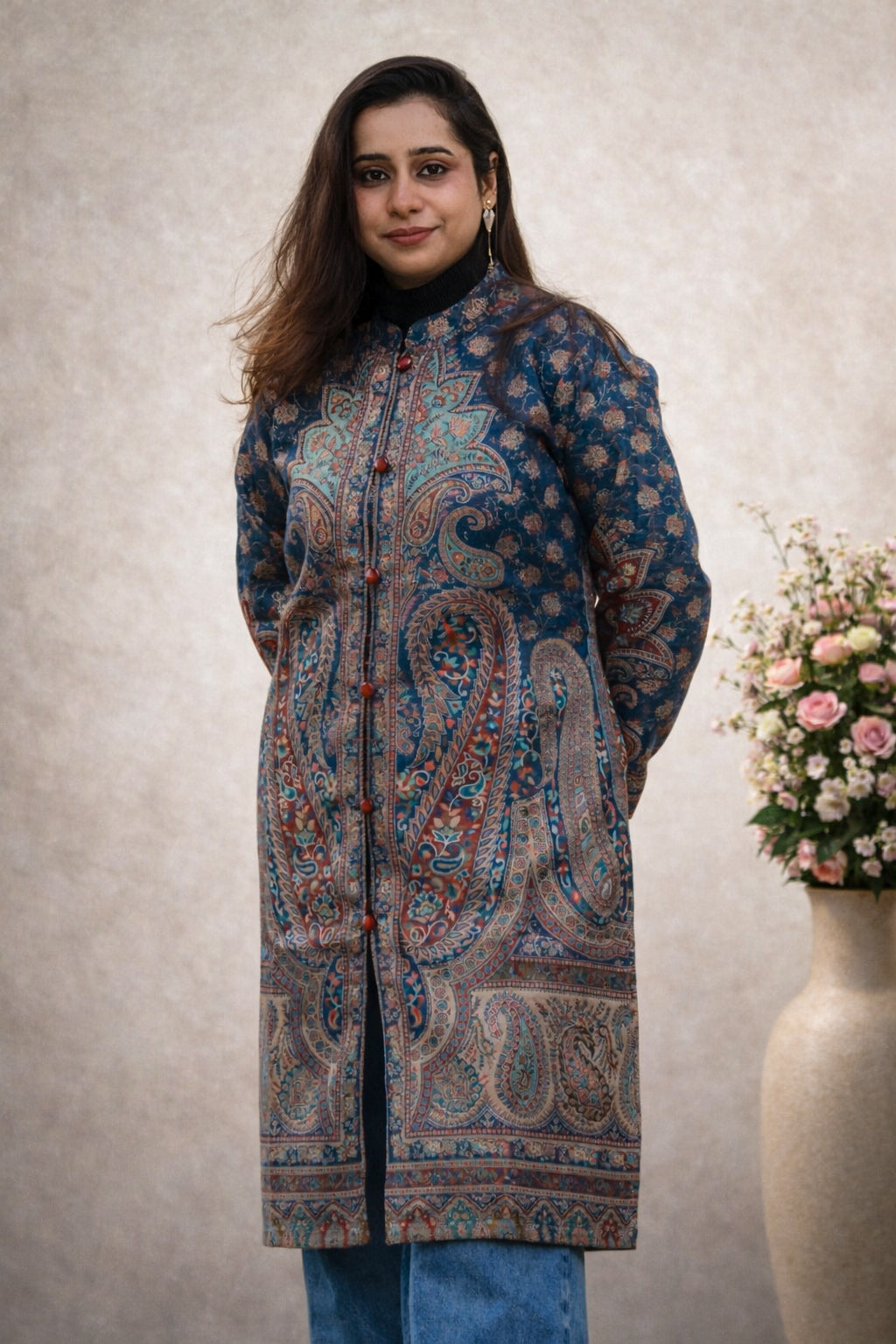 Firoza Neel Kani Jacket