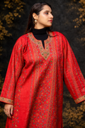 Royal Crimson Sozni Kashmiri Phiran