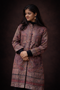 Zoya Wine Kani Statement Jacket