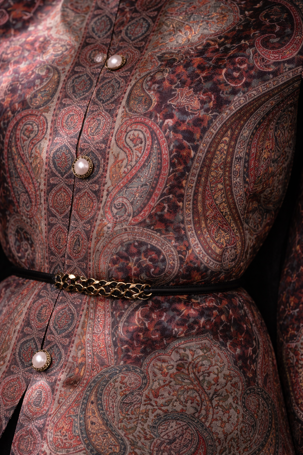 Wine Kani Cape Jacket