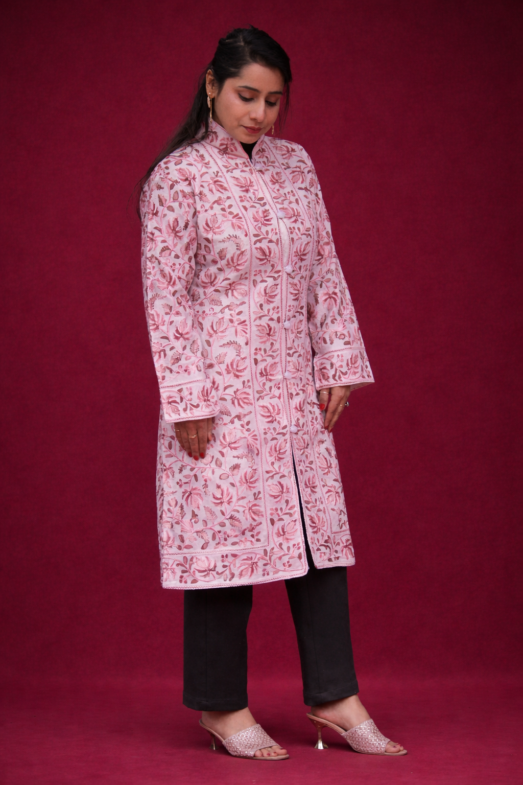 Sheen Ivory Aari Work Jacket