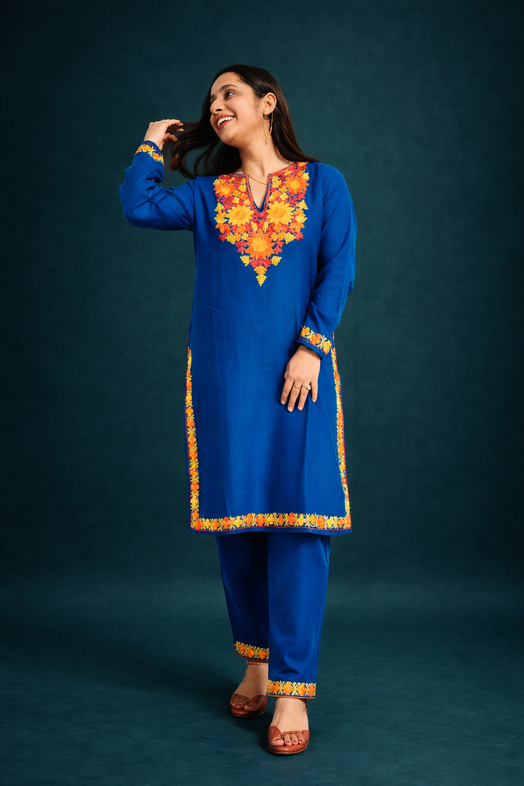 Cobalt Bloom Co-ord Set