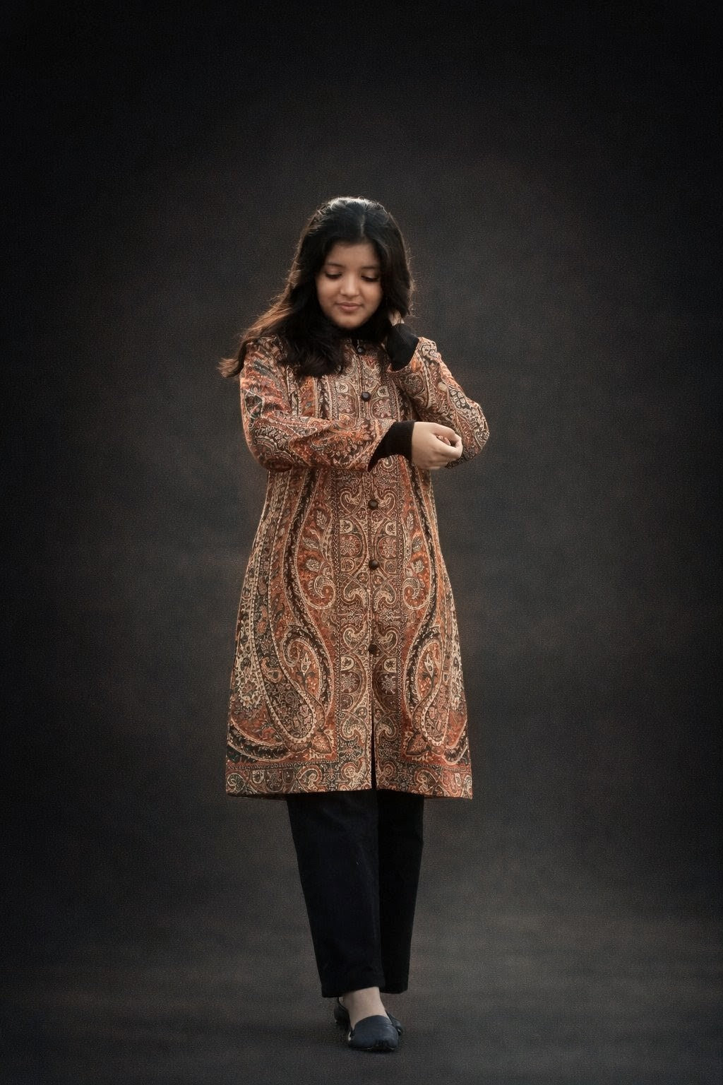 Midnight Kani Long Jacket